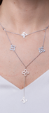 Collar Plata 925 Lucina Monarca Con Circonias - Tanya Moss
