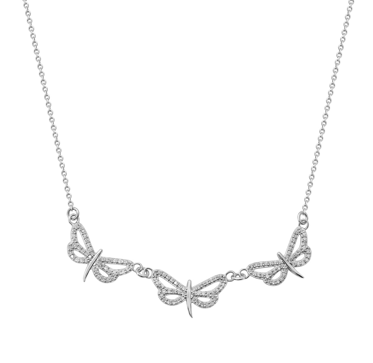 Collar Libelulas Con Circonias