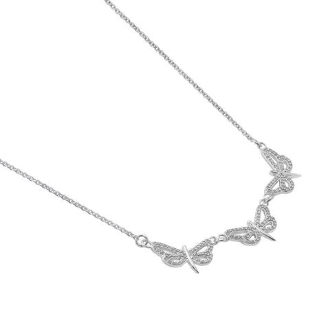 Collar Libelulas Con Circonias