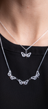 Collar Plata 925 Lucina Libélulas Con Circonias - Tanya Moss