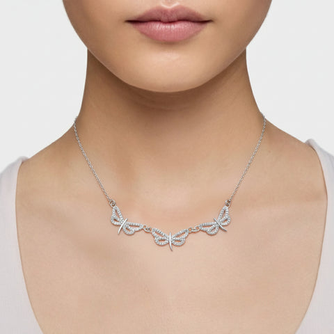 Collar Libelulas Con Circonias