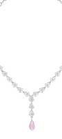 Collar Lariat Plata 925 Linda con Flores y Amatista - Tanya Moss