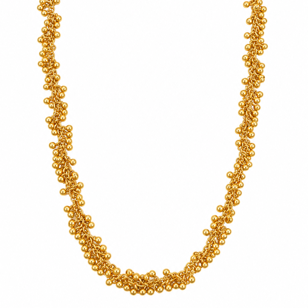 Collar Icónica Bolitas Despeinadas