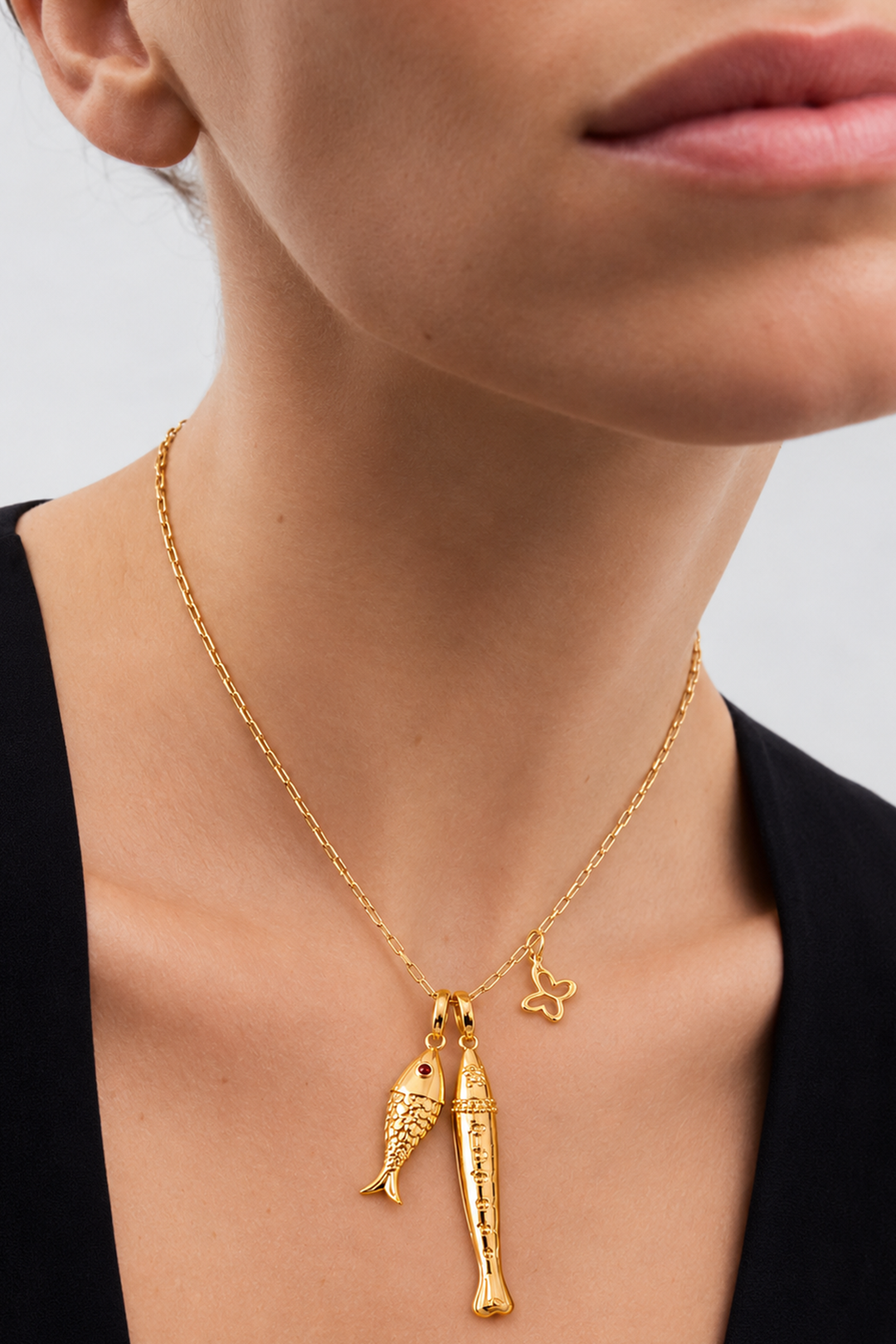Collar Icónica Peces