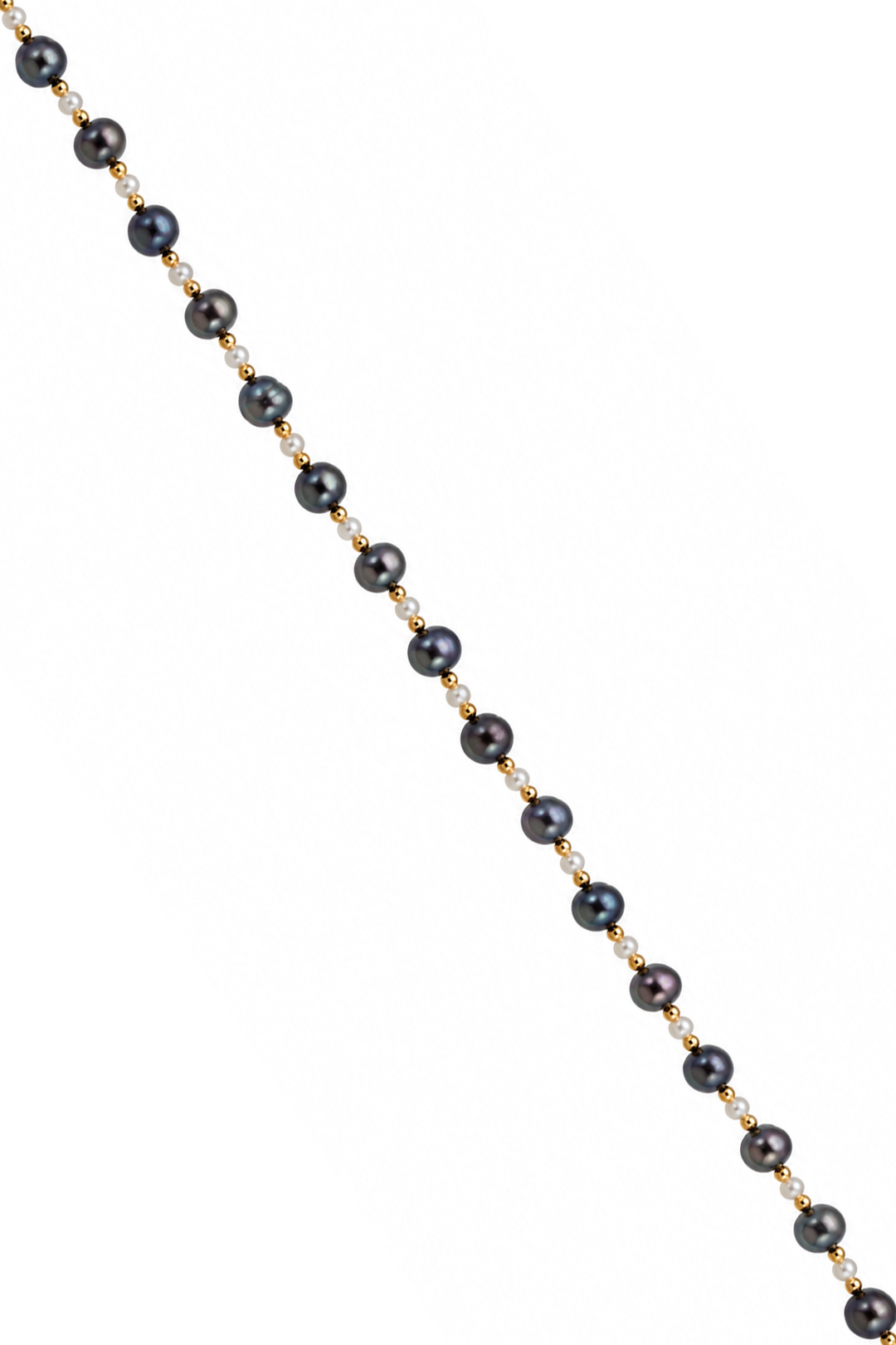 Collar Perlas Blancas y Moradas