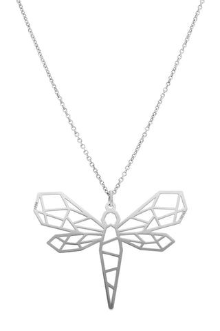 Dije Mujer Plata 925 Origami Libelula Grande Anamora por Tanya Moss - Tanya Moss