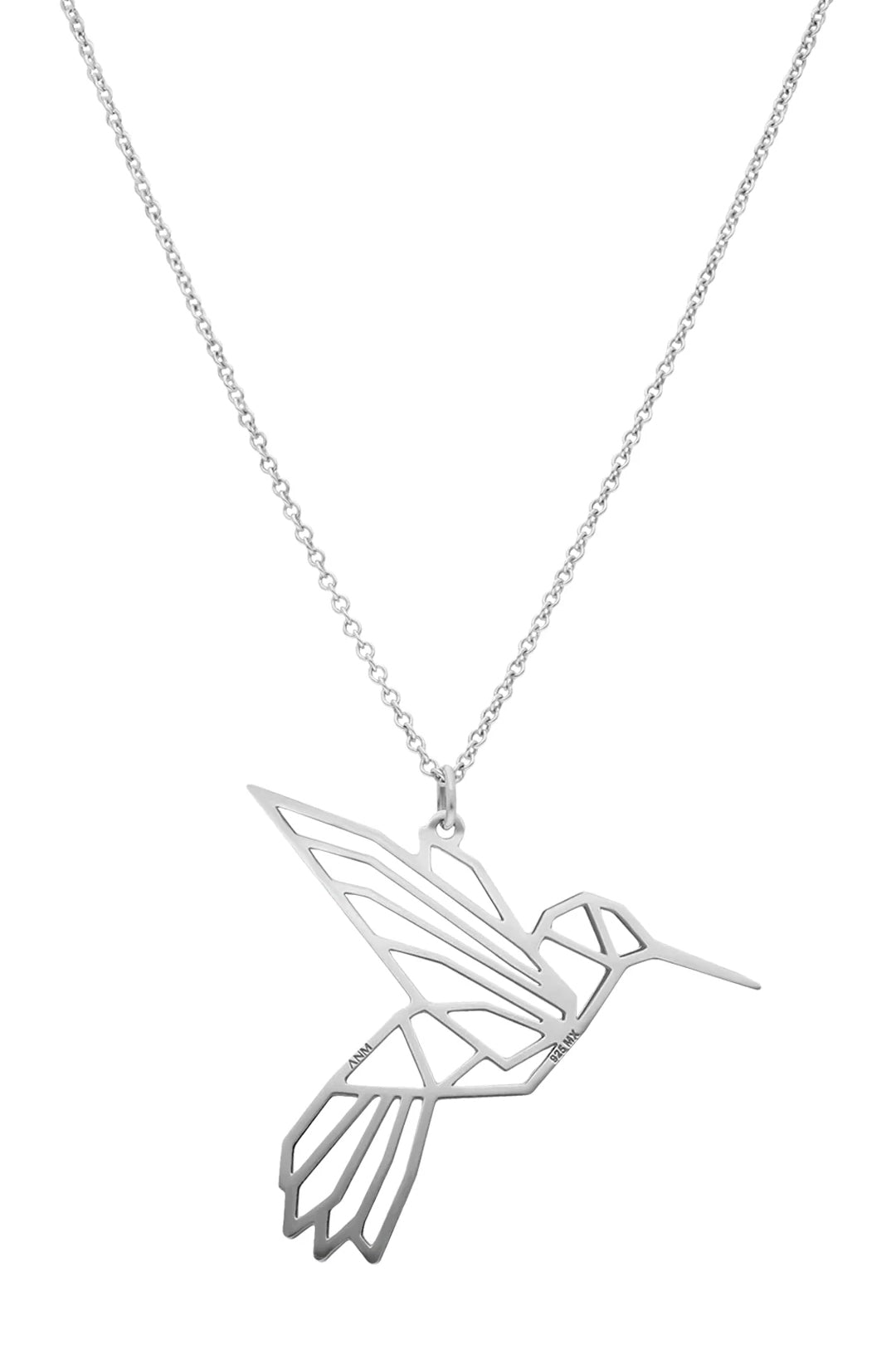 Dije Mujer Plata 925 Origami Colibrí Grande Anamora por Tanya Moss