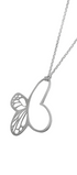 Dije Mujer Plata 925 Monarca Mariposa Chico - Tanya Moss