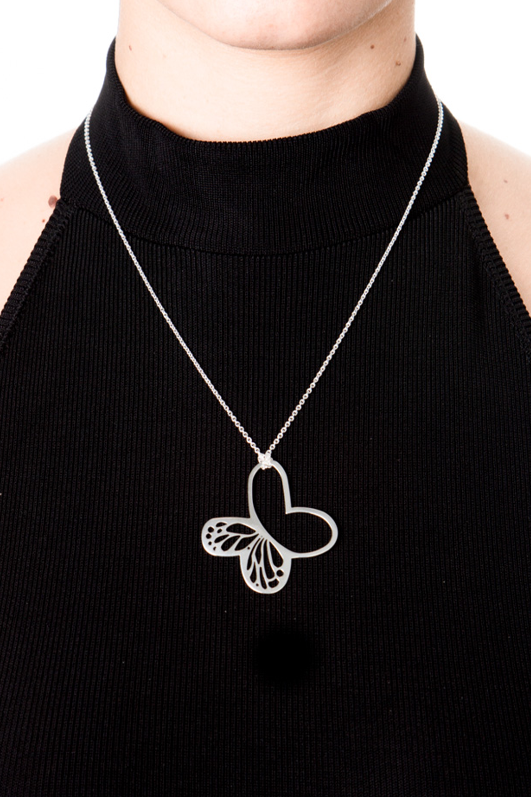 Dije Mujer Plata 925 Monarca Mariposa Chico