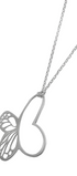 Dije Mujer Plata 925 Monarca Mariposa Grande - Tanya Moss
