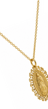 Dije Mujer Plata 925 Religioso Virgen Guadalupe Dorado - Tanya Moss