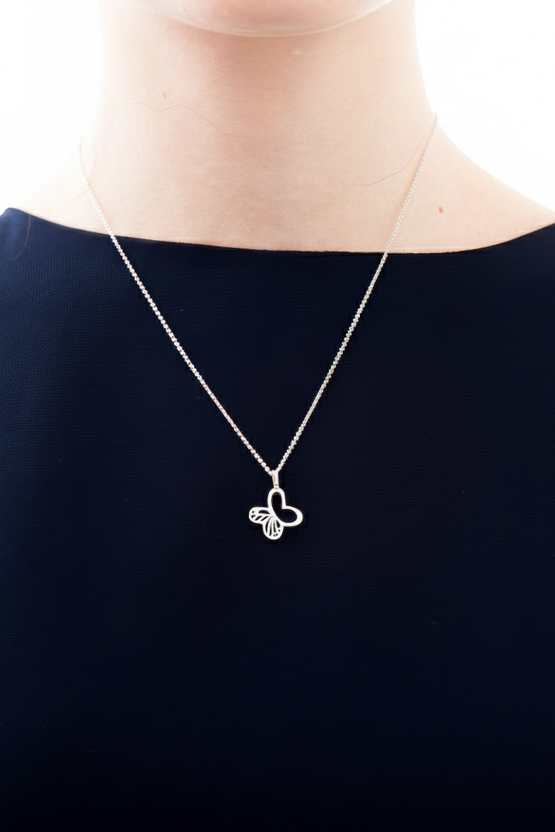 Dije Mujer Plata 925 Monarca Mariposa Mini b