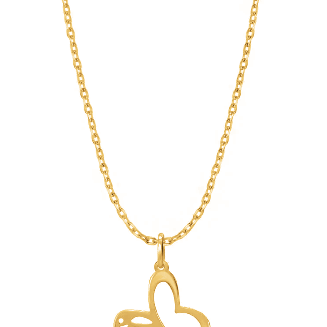 Dije Mujer Plata 925 Monarca Mariposa Mini Dorado
