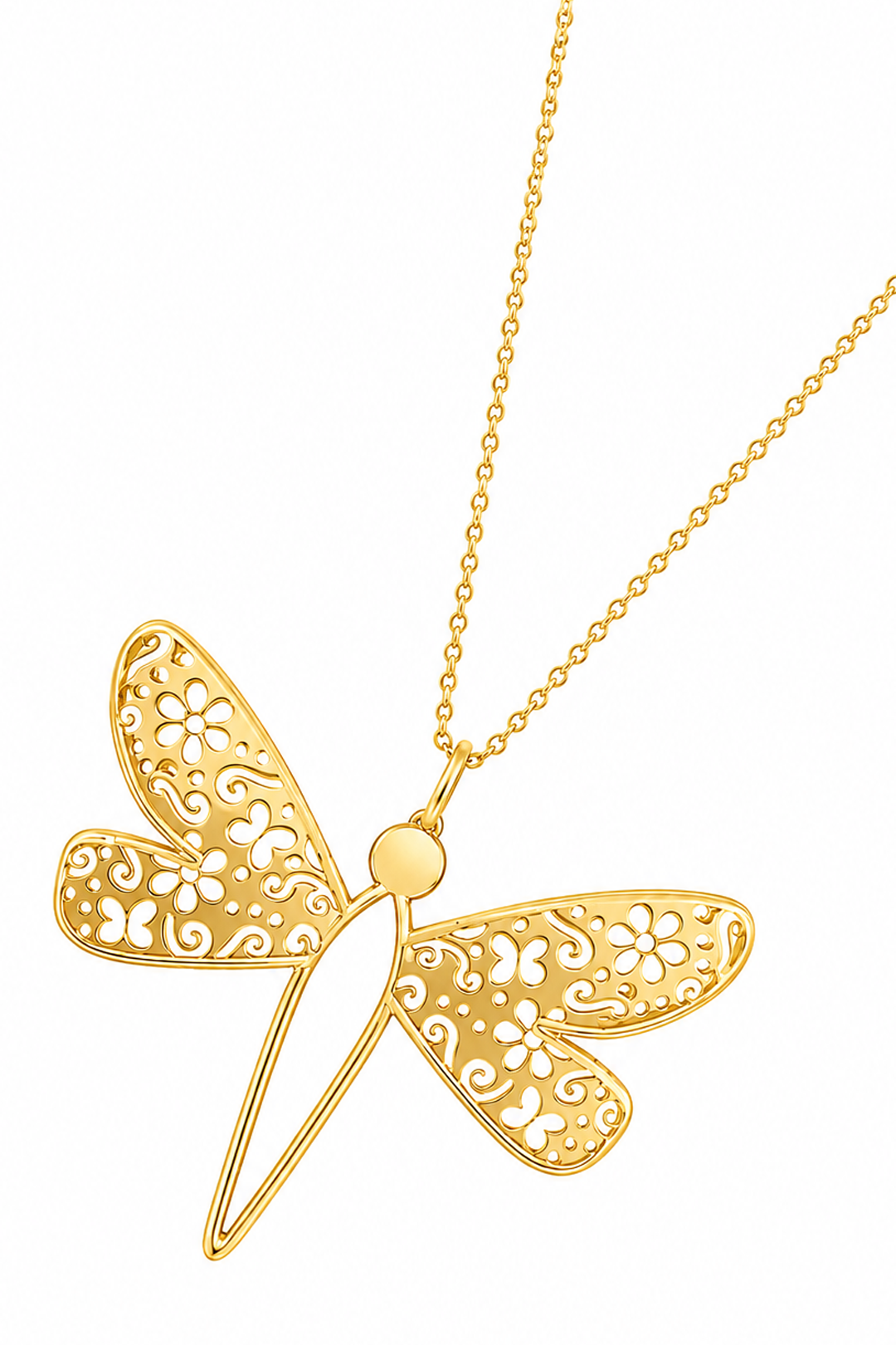 Dije Mujer Plata 925 Mexicanizado Libelula Dorado