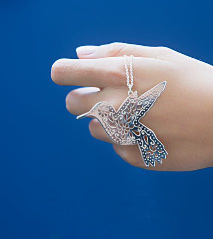 Dije Mujer Plata 925 Mexicanizado Colibri
