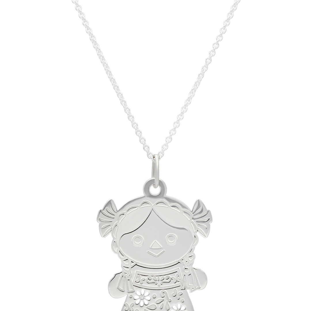 Dije Mujer Plata 925 Mexicanizado Maria Chico