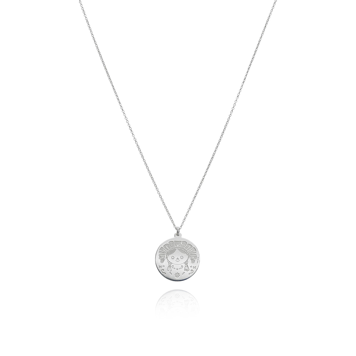 Dije Mujer Plata 925 Mexicanizado Maria Medalla