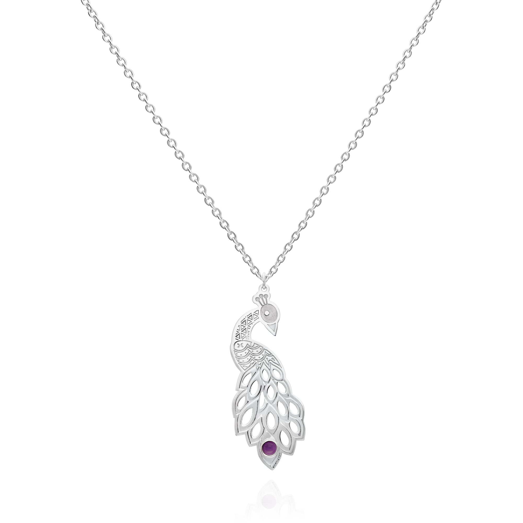 Dije Mujer Plata 925 Mexicanizado Pavo Real Misticismo - Tanya Moss