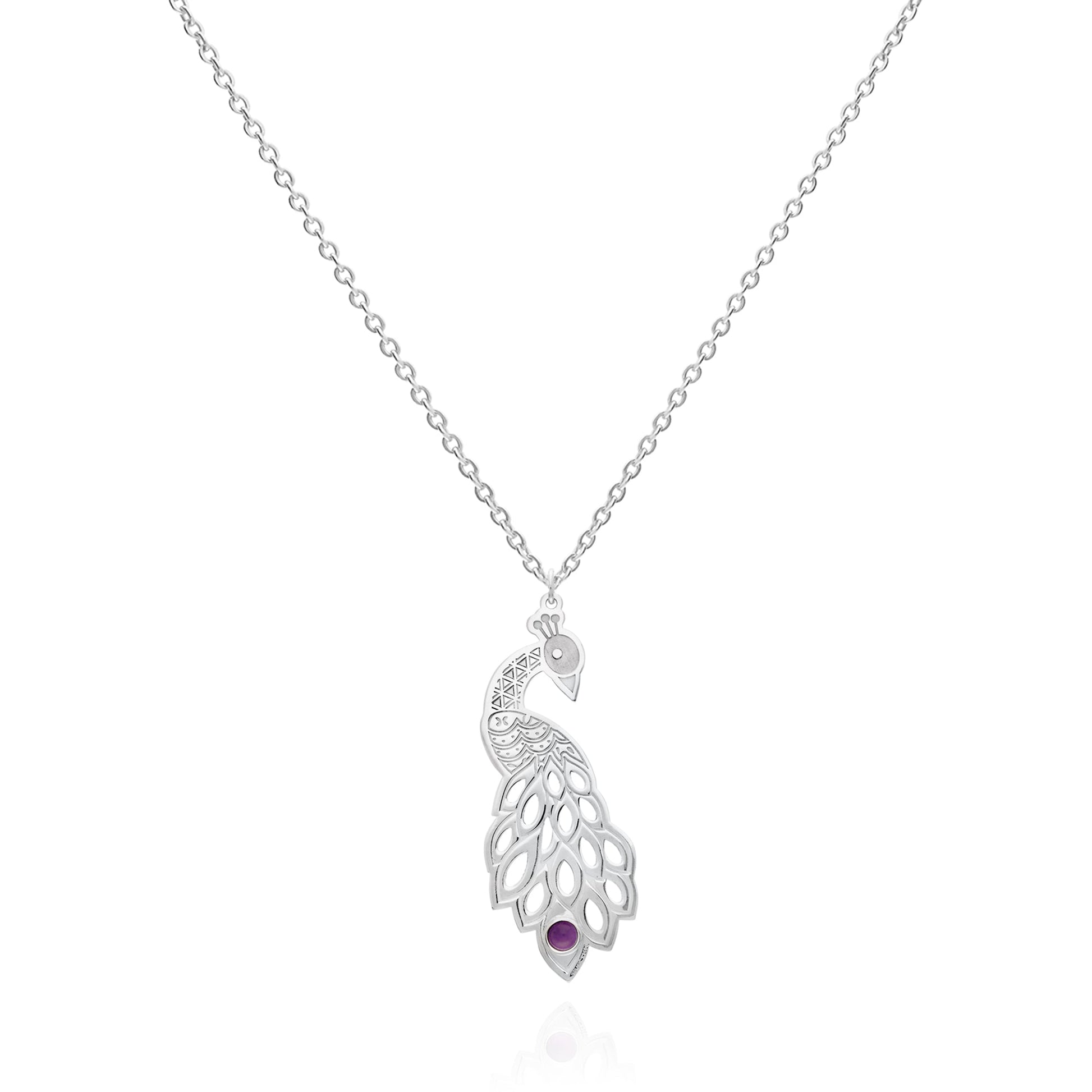 Dije Mujer Plata 925 Mexicanizado Pavo Real Misticismo - Tanya Moss