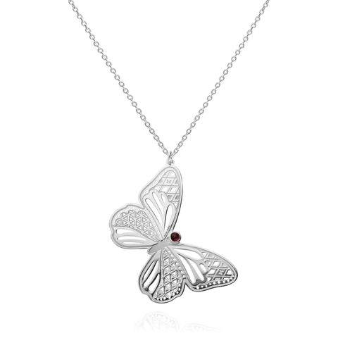 Dije Mujer Plata 925 Mexicanizado Mariposa Misticismo