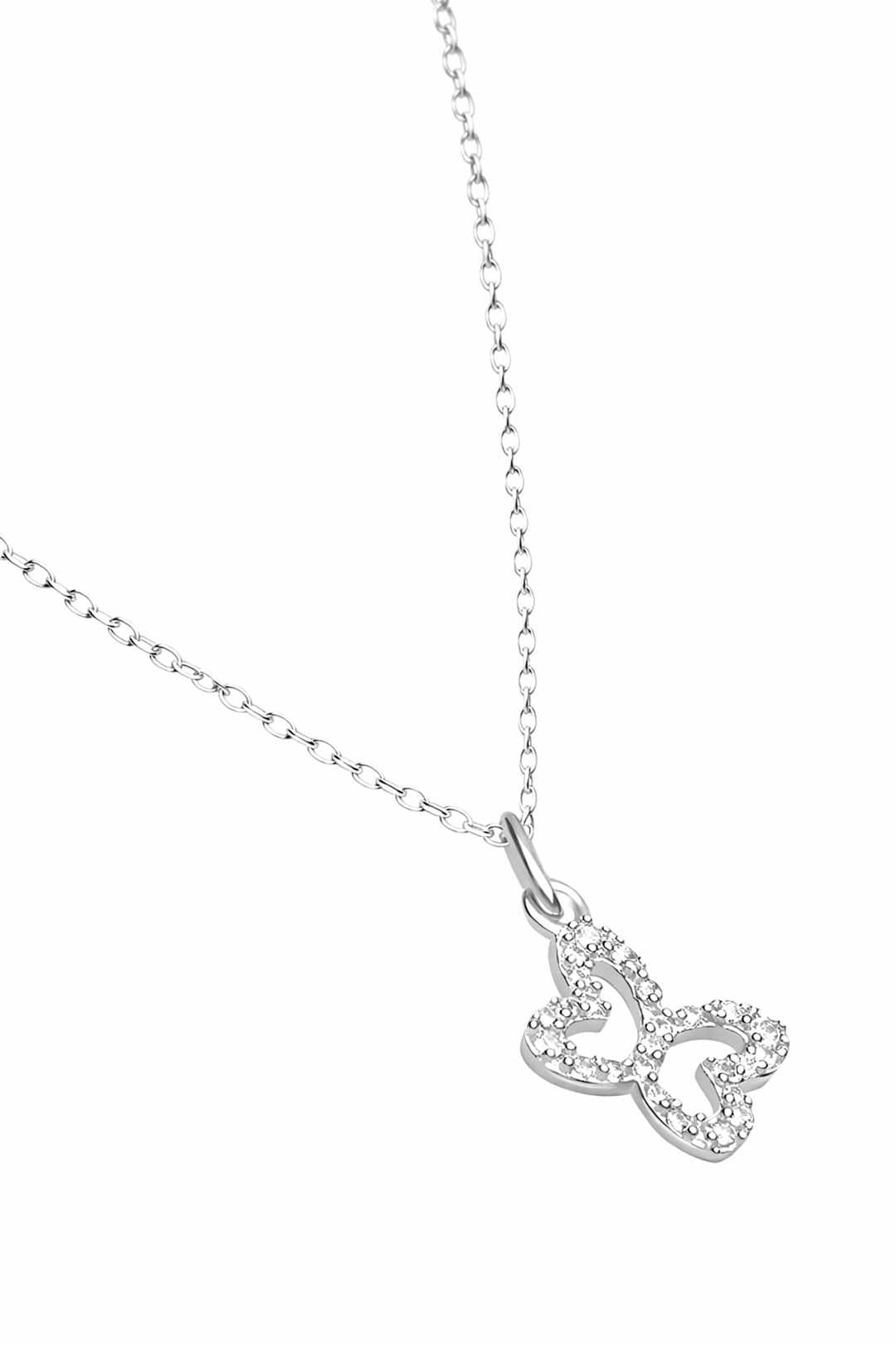 Dije Mujer Plata 925 Lucina Mariposa Circonia