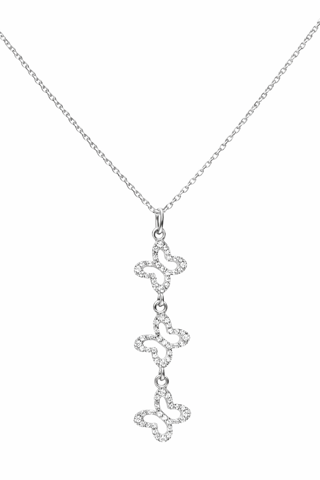 Dije Mujer Plata 925 Lucina 3 Mariposas Circonia - Tanya Moss