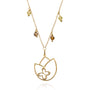 Dije Mujer Plata 925 Joy Tulipan Circonia Dorado - Tanya Moss