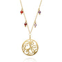 Dije Mujer Plata 925 Joy Circulo  Circonia Dorado - Tanya Moss