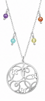 Dije Mujer Plata 925 Joy circulo Circonia