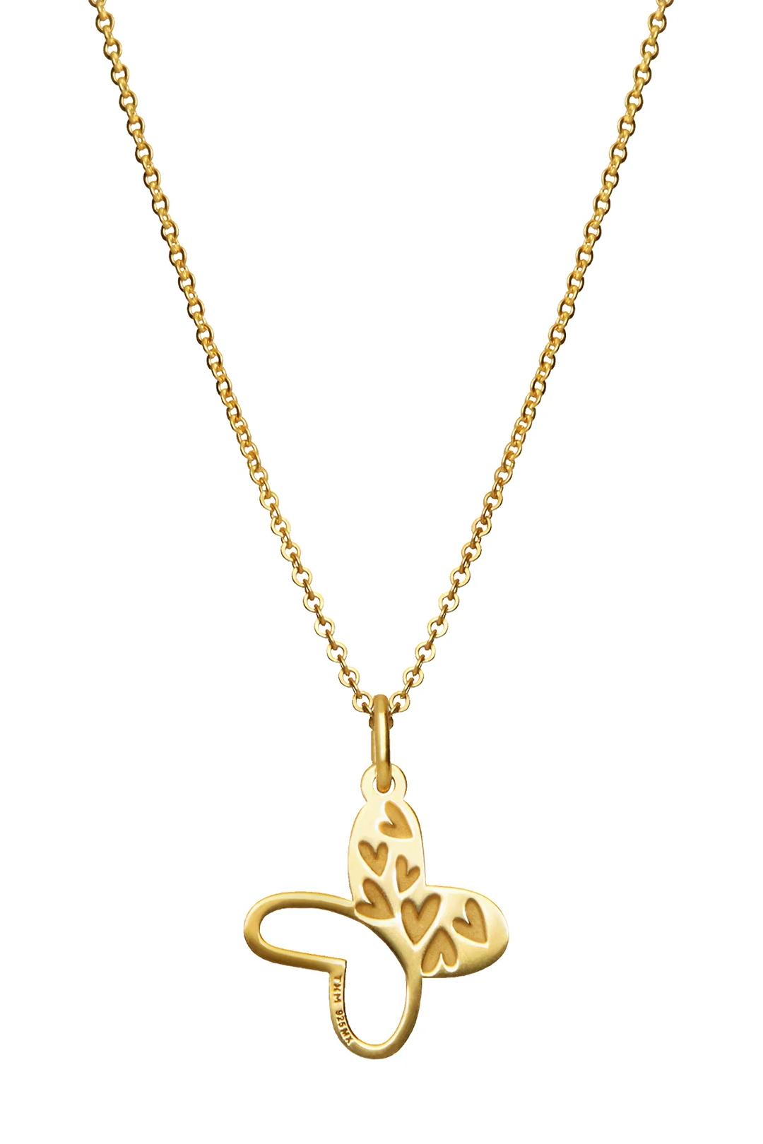 Dije Mujer Plata 925 Carisma Mariposa Dorado