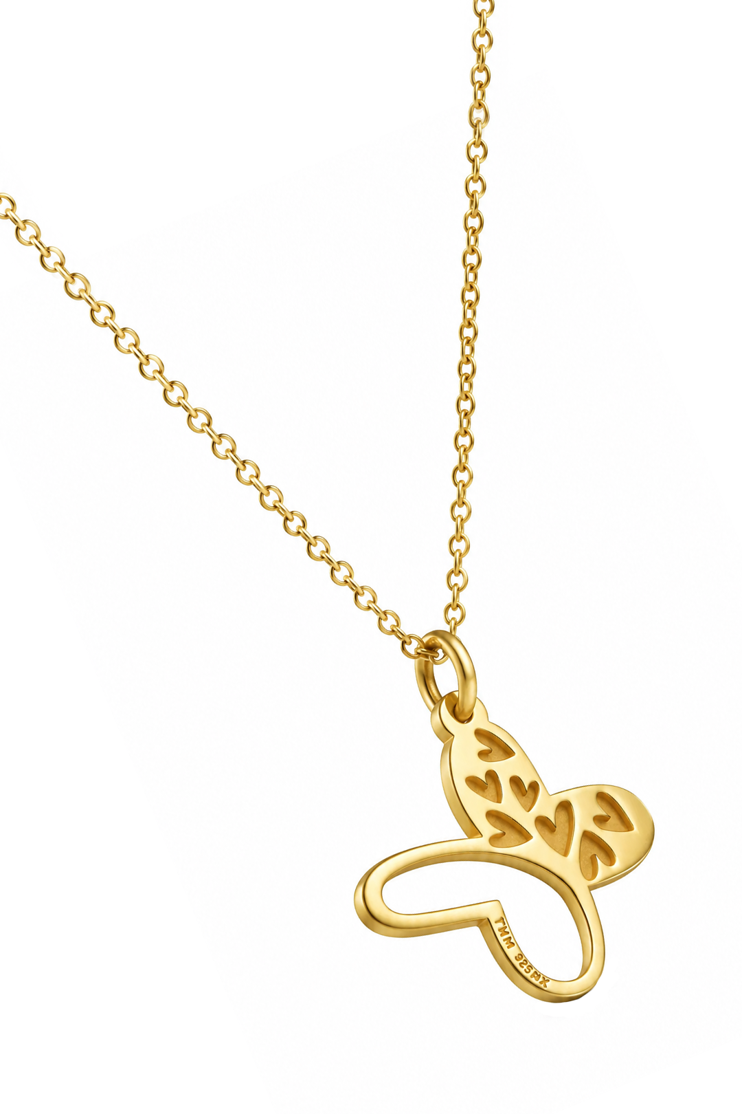 Dije Mujer Plata 925 Carisma Mariposa Dorado