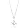 Dije Mujer Plata 925 Alegria Mariposa 2 / Tamano Cadena