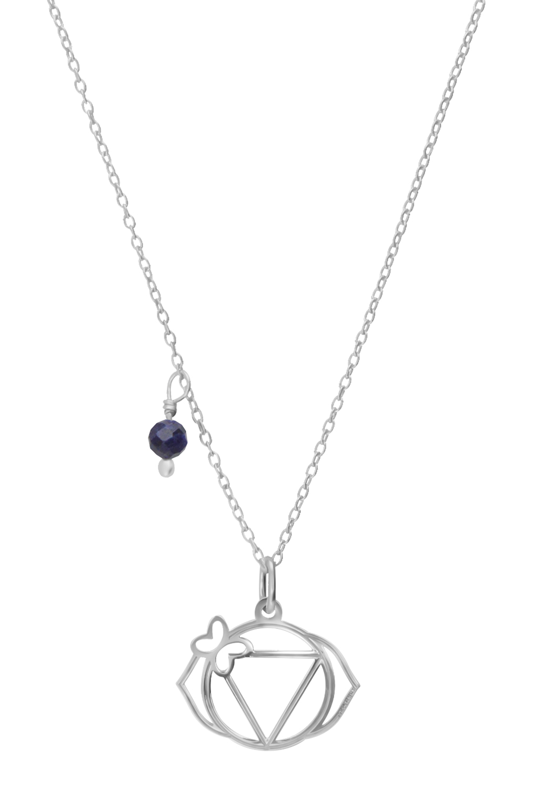 Dije Mujer Plata 925 Chakras Ojo Sodalita