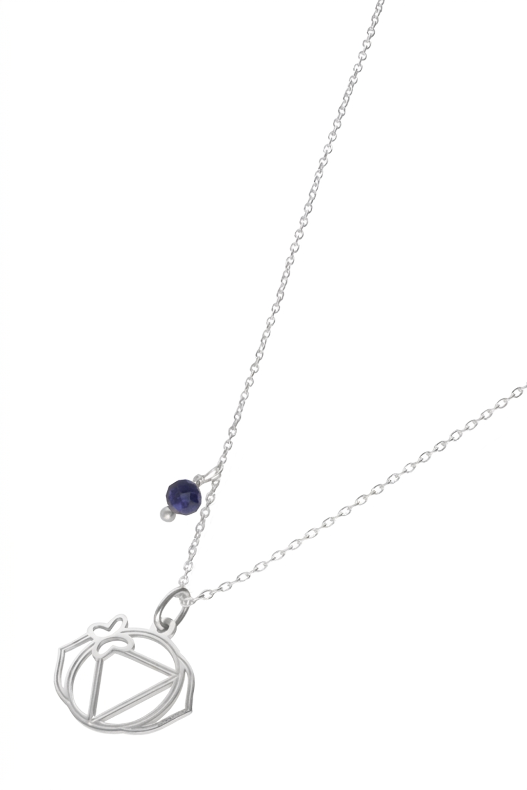 Dije Mujer Plata 925 Chakras Ojo Sodalita