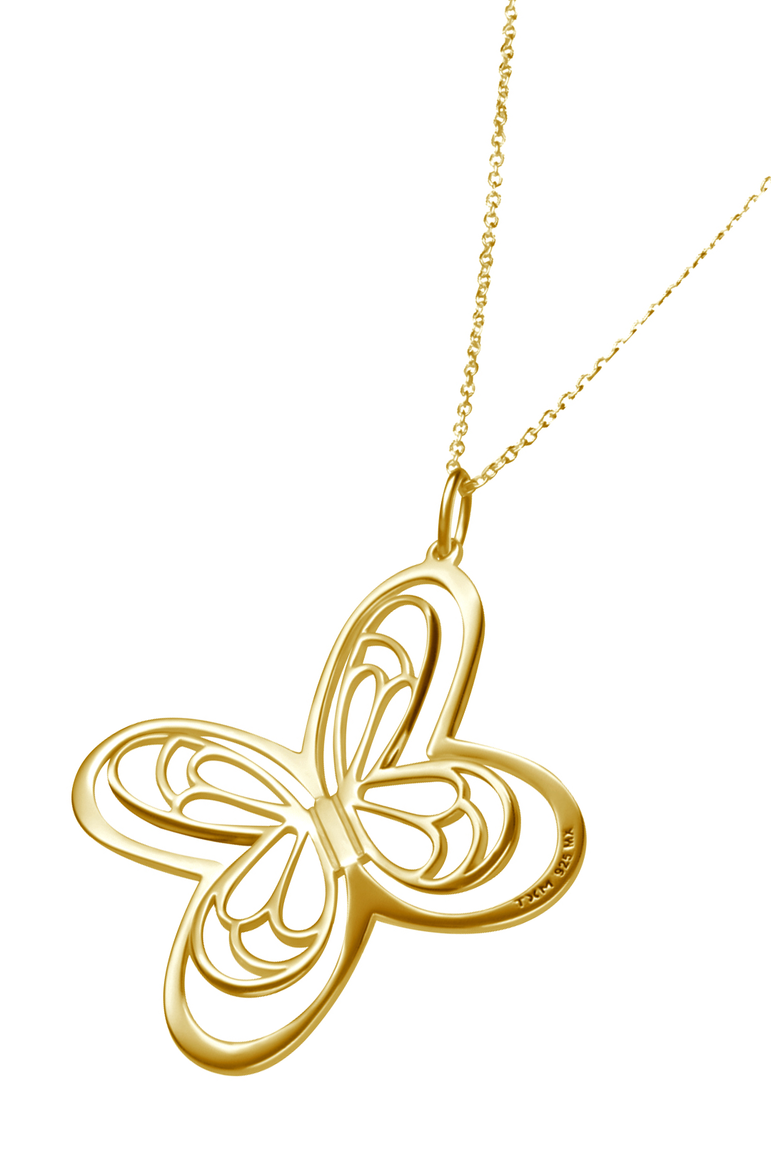 Dije Mujer Plata 925 Aurora Mariposa Dorado