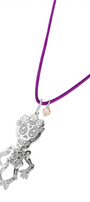 Dije Mujer Plata 925 Dia Muertos Catrina Movil Hilo - Tanya Moss