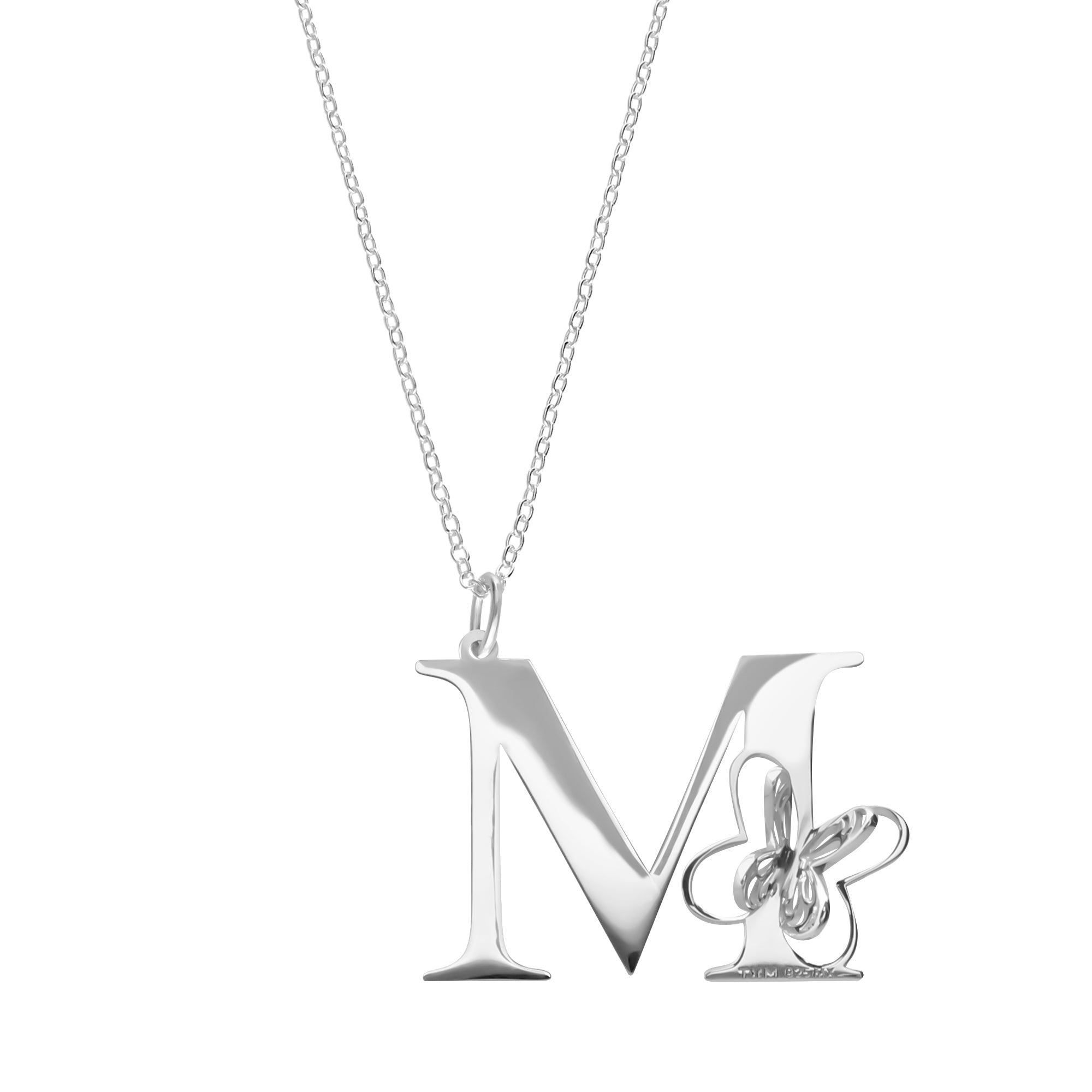 Dije Mujer Plata 925 Calligraphy Aurora Mariposa