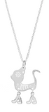 Dije Mujer Plata 925 Dia Muertos Gato Movil - Tanya Moss