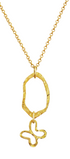 Dije Mujer Plata 925 Liberty Eslabon Mariposa Dorado - Tanya Moss
