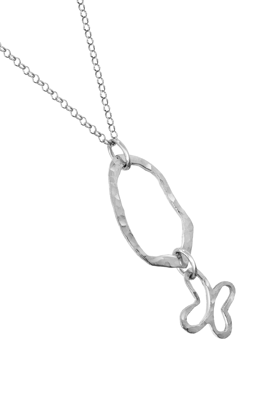 Dije Mujer Plata 925 Liberty Eslabon Mariposa