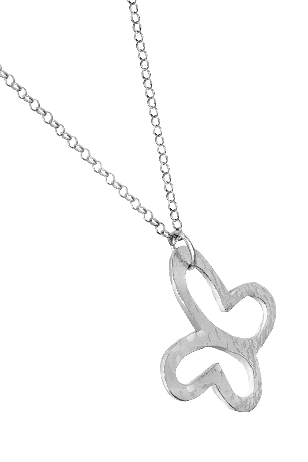 Dije Mujer Plata 925 Liberty Mariposa Grande