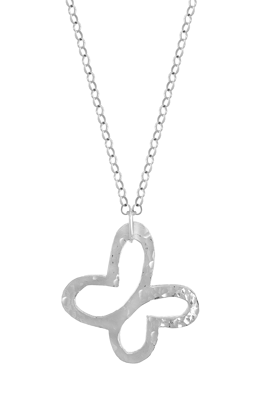 Dije Mujer Plata 925 Liberty Mariposa Grande