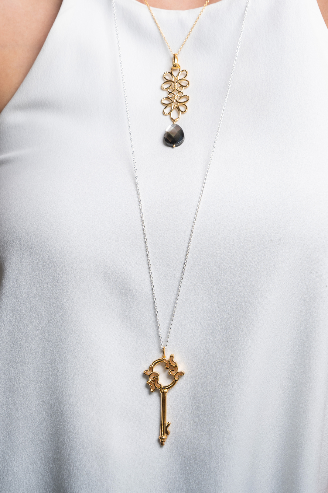 Dije Llave Libertad Dorado - Tanya Moss