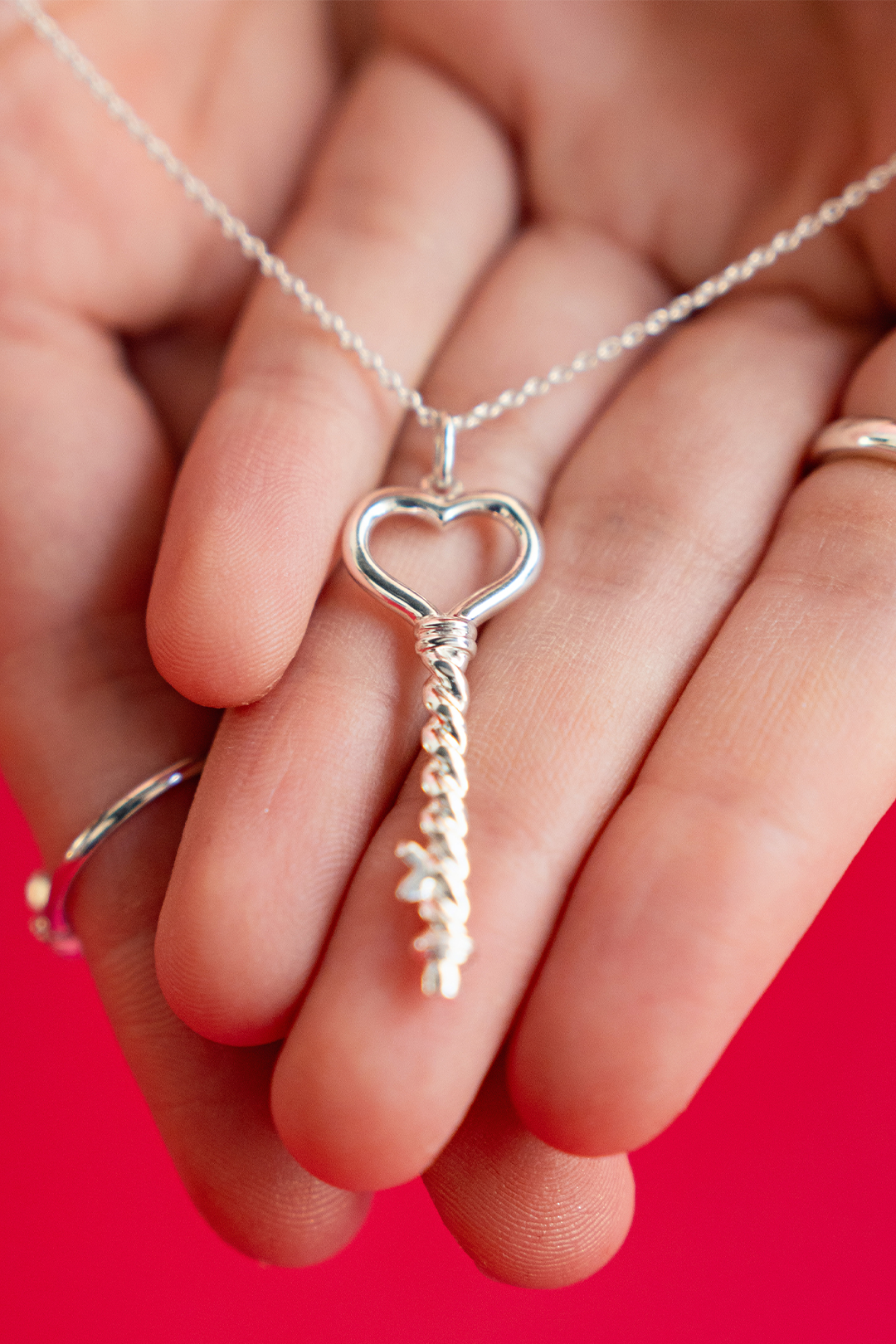 Dije Mujer Plata 925 Única Corazon