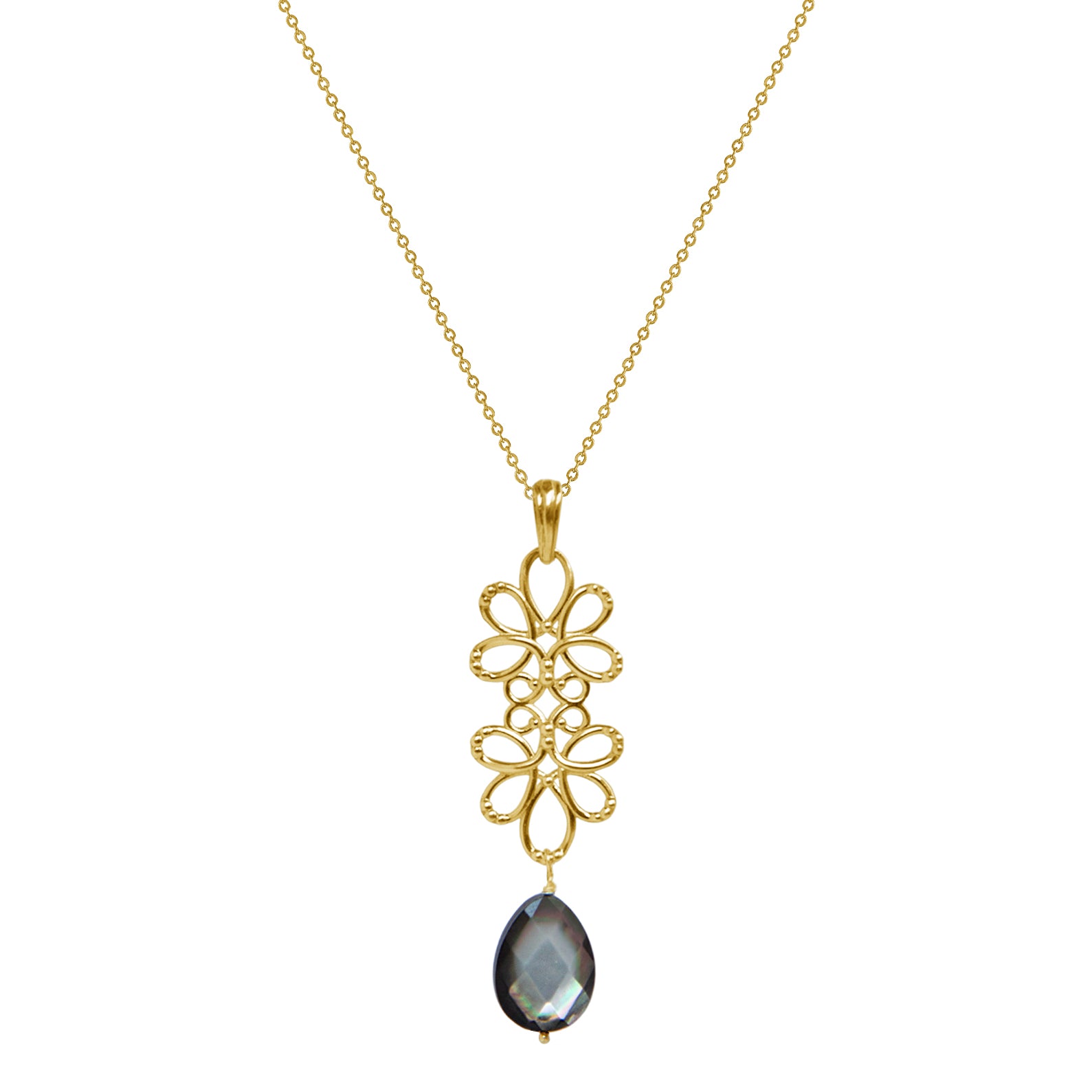 Dije Mujer Plata 925 Serenata Sencillo Dorado - Tanya Moss