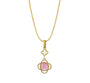 Dije Mujer Plata 925 Rosé Mariposa Mop Cristal Dorado - Tanya Moss
