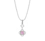 Dije Mujer Plata 925 Rose Mariposa Mop Cristal - Tanya Moss