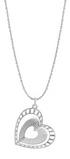 Dije Plata 925 Valentina con Corazón Destellos - Tanya Moss