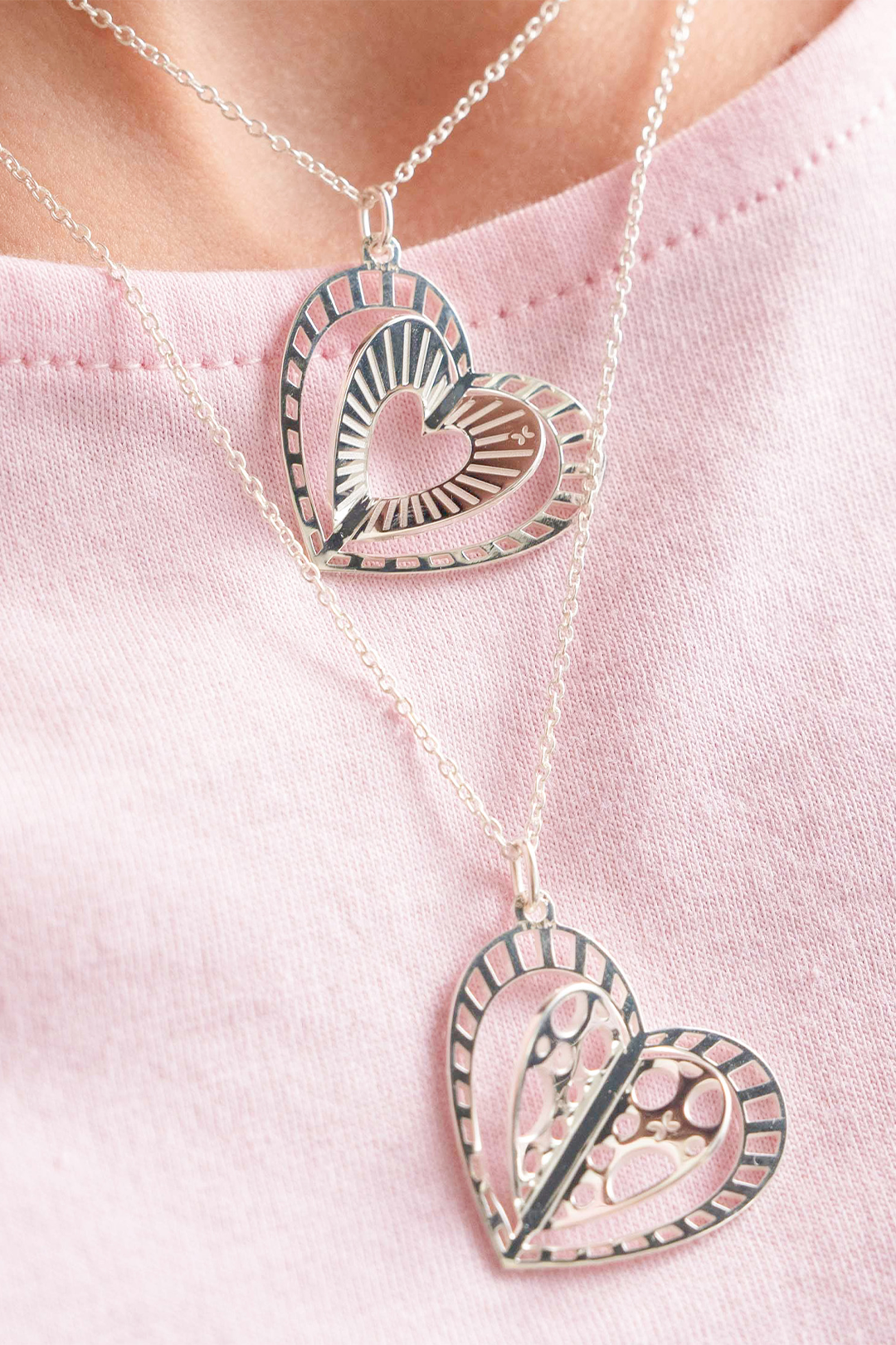 Dije Plata 925 Valentina con Corazón Destellos