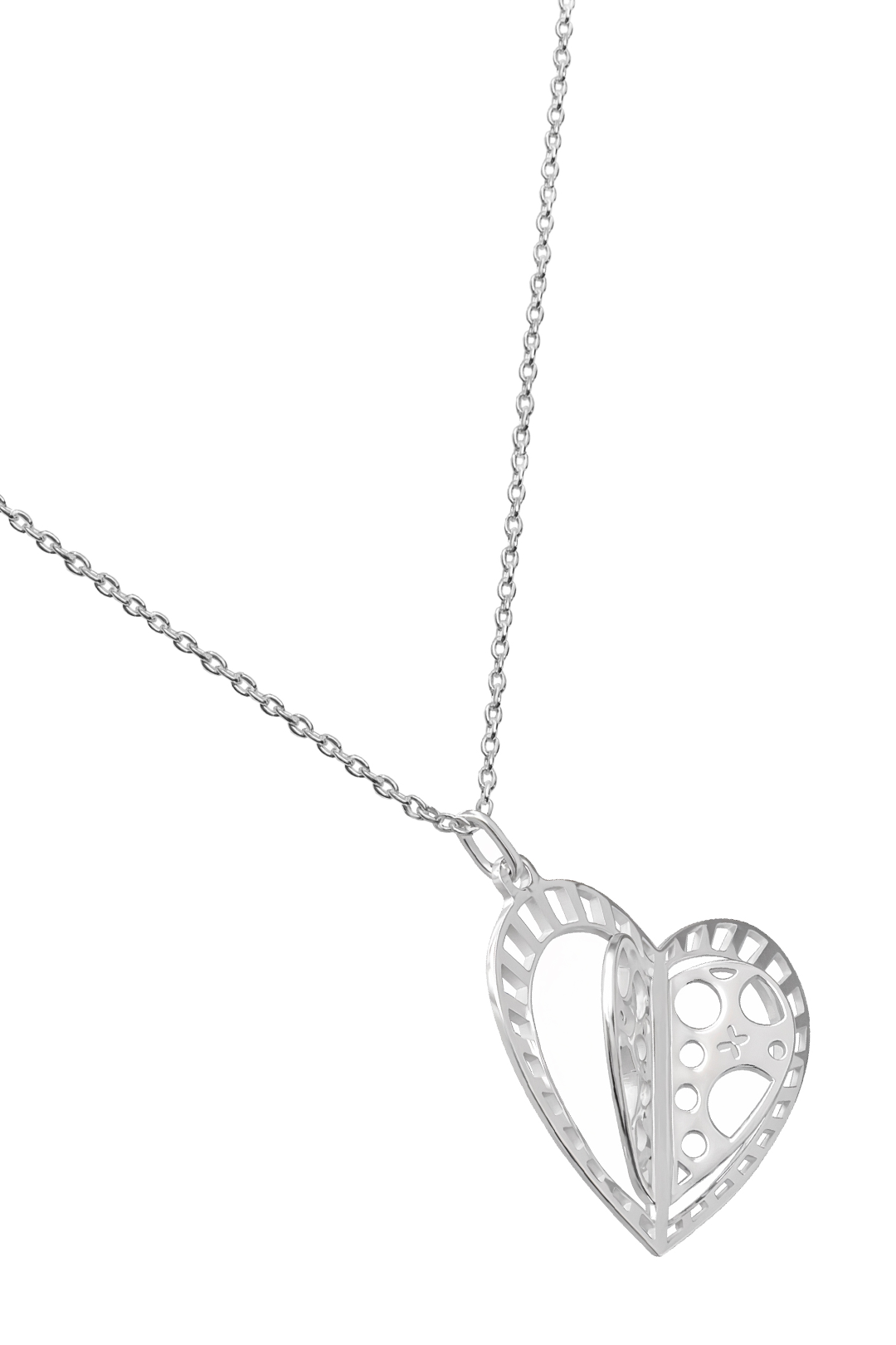Dije Plata 925 Valentina con Corazón Círculos